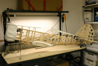 Bouw van de waco van Michiel Entrop