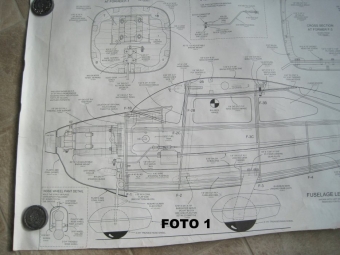 De tekening van de Cessna