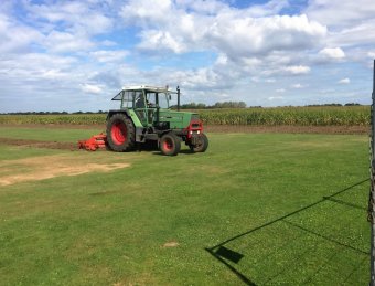 oude veld vernielen