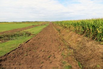 oude veld vernielen