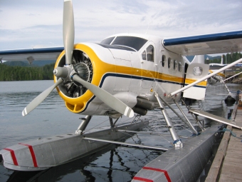 "Een De Havilland ""Otter"". foto gemaakt door Piet van der Steen in Prince Rupert, Noord-West-Canada."