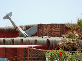 Foto van kamikaze pub is gemaakt door Jacques van der Linden in Arica (Chili)