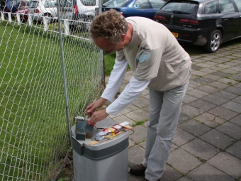 rene maakt vuur