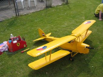 de tiger moth van toine