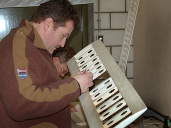 Toen waren de liggers nog niet door gezaagd.