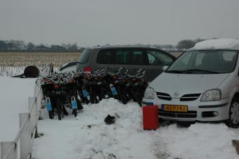 Werkzaamheden voor nieuw clubhuis