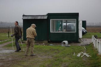 Werkzaamheden voor nieuw clubhuis