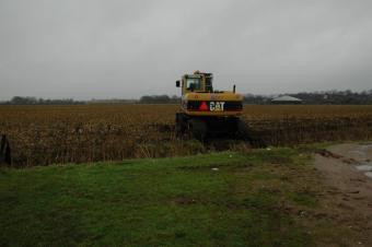 Werkzaamheden voor nieuw clubhuis