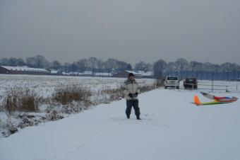 Winters en koude dagen in son